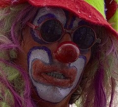 sinister clown