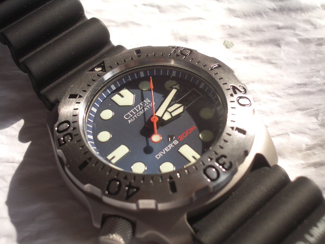 jam \u0026 watch: Citizen Diver Titanium Promaster 200m NY0054-04L - blue dial  (Sold)