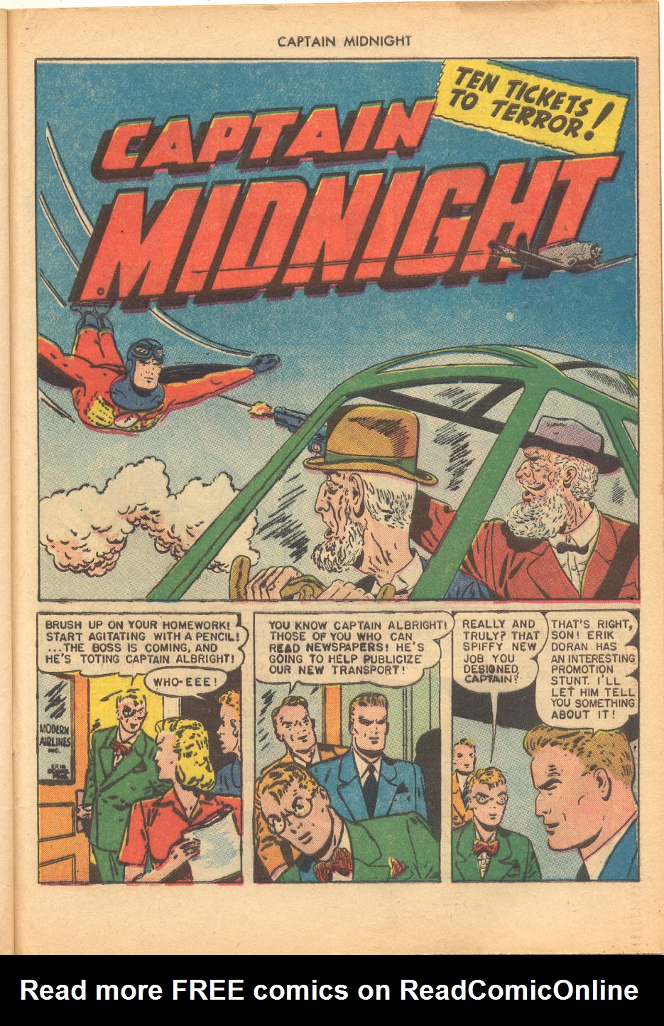 Read online Captain Midnight (1942) comic -  Issue #55 - 41