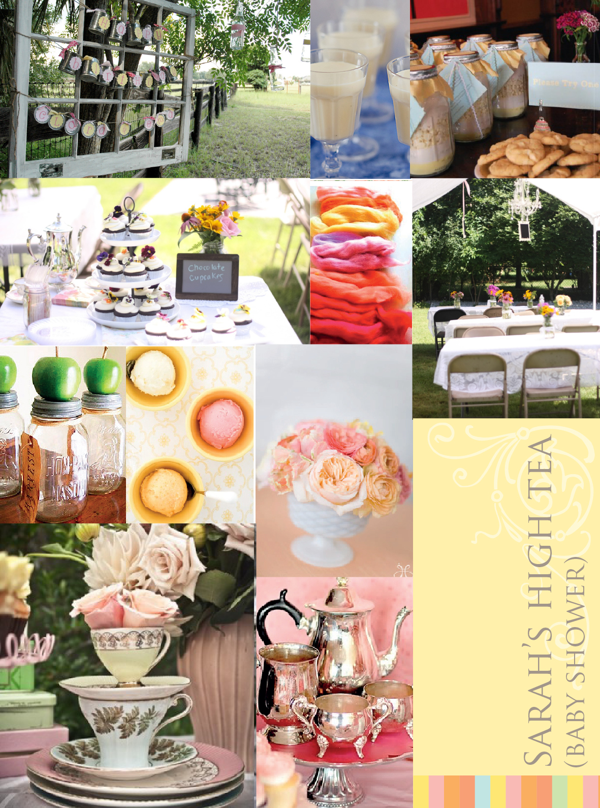 jenniferbirkheaddesign: Vintage high tea {baby shower}