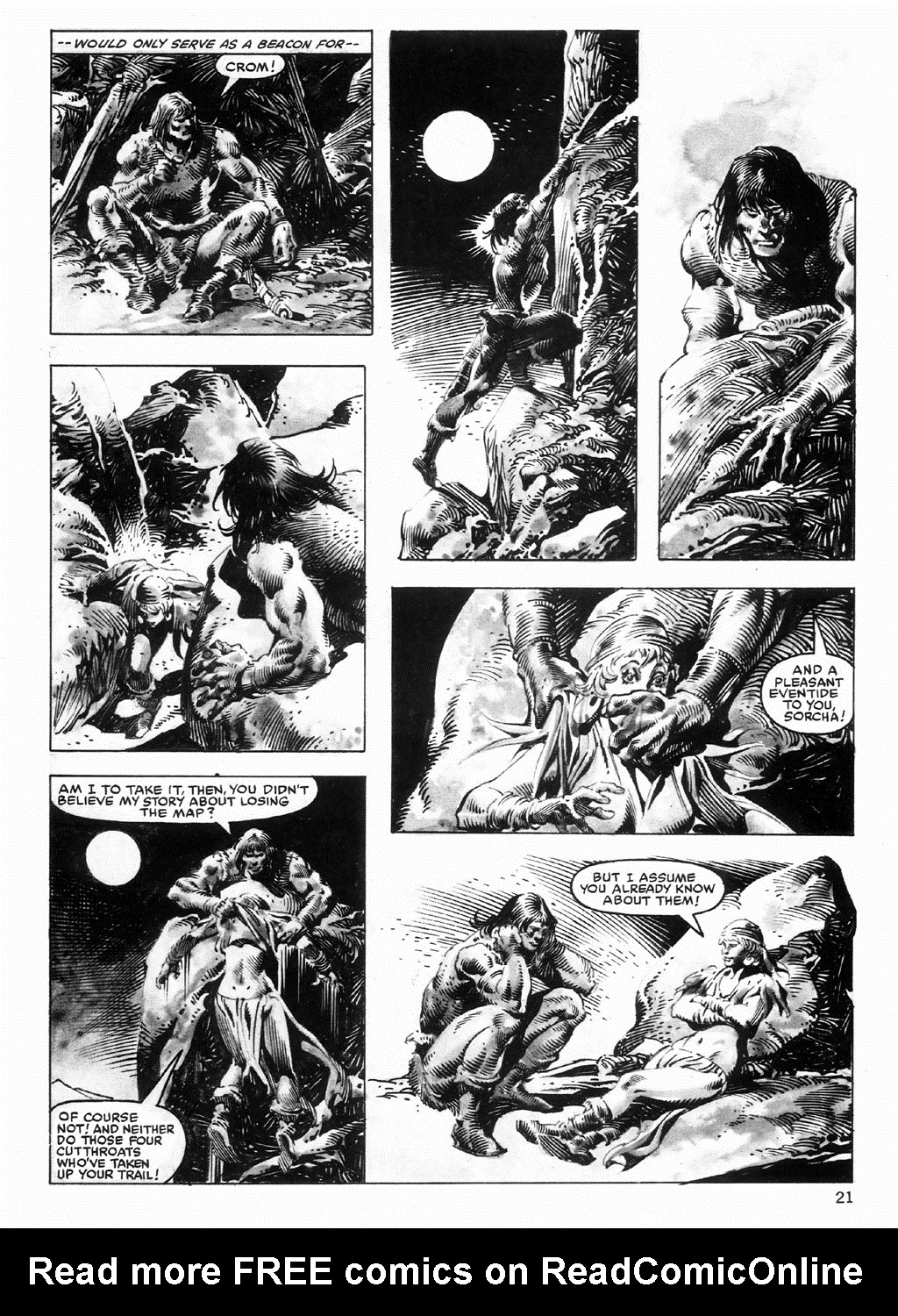 Read online The Savage Sword Of Conan comic -  Issue #98 - 21