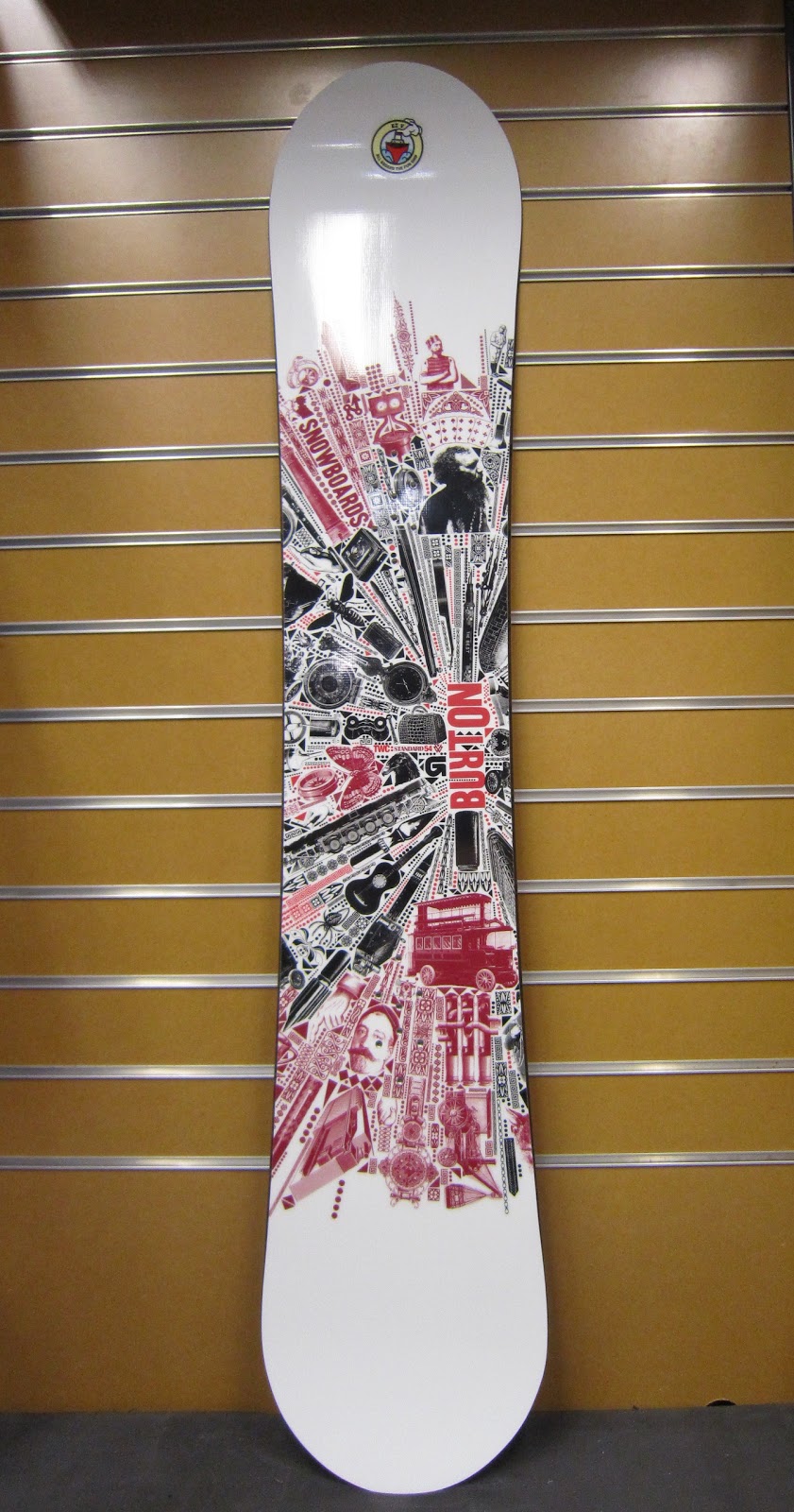 snowoutlet BURTON The White Collection Standard Snowboard 5458W59