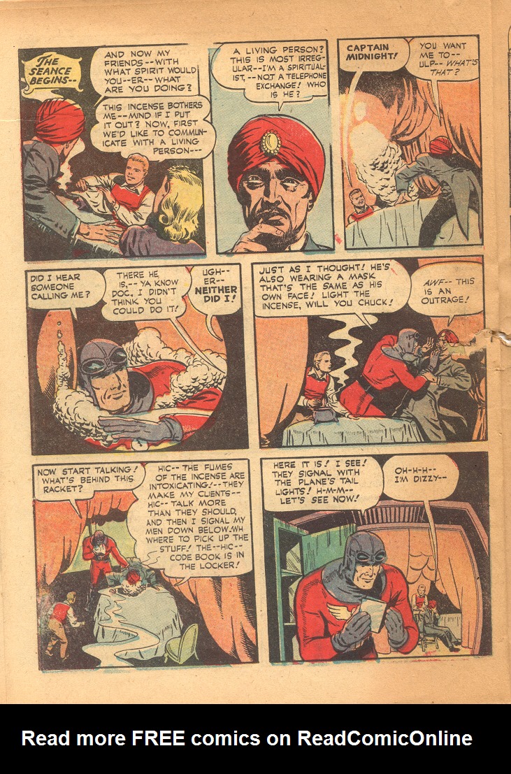 Read online Captain Midnight (1942) comic -  Issue #22 - 22