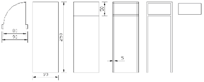 disain gambar 3d cara membuat kusen pintu di autocad 