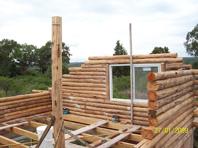 e s t i l o p a t a g o n i a - construcción de cabañas de troncos -: 11.09