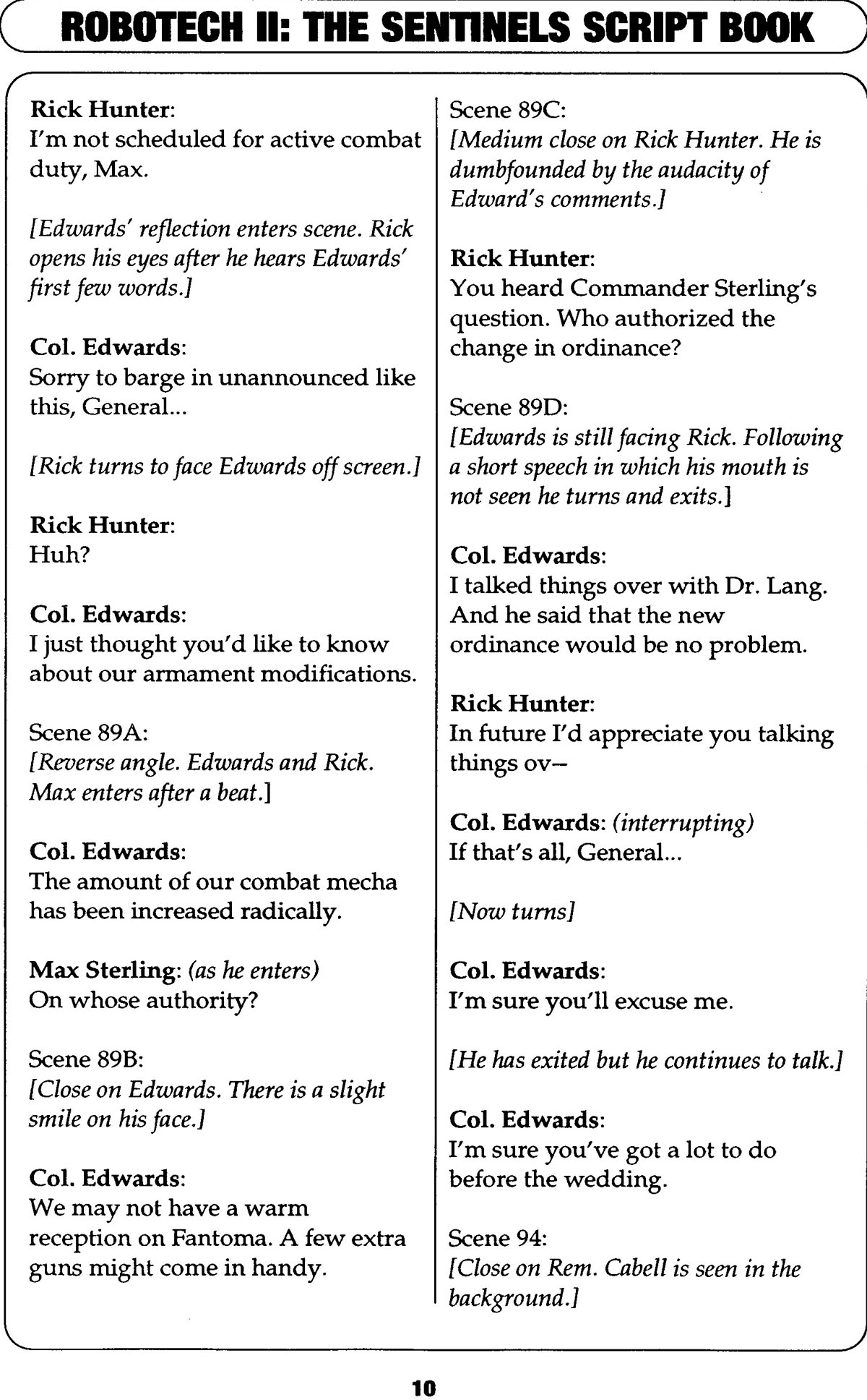 Read online Robotech II: The Sentinels comic -  Issue # _Script Book 1 - 60