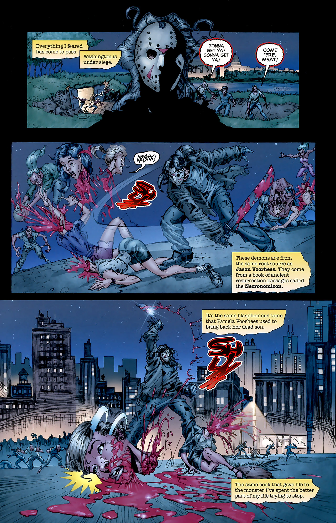 Read online Freddy vs. Jason vs. Ash: The Nightmare Warriors comic -  Issue #4 - 6