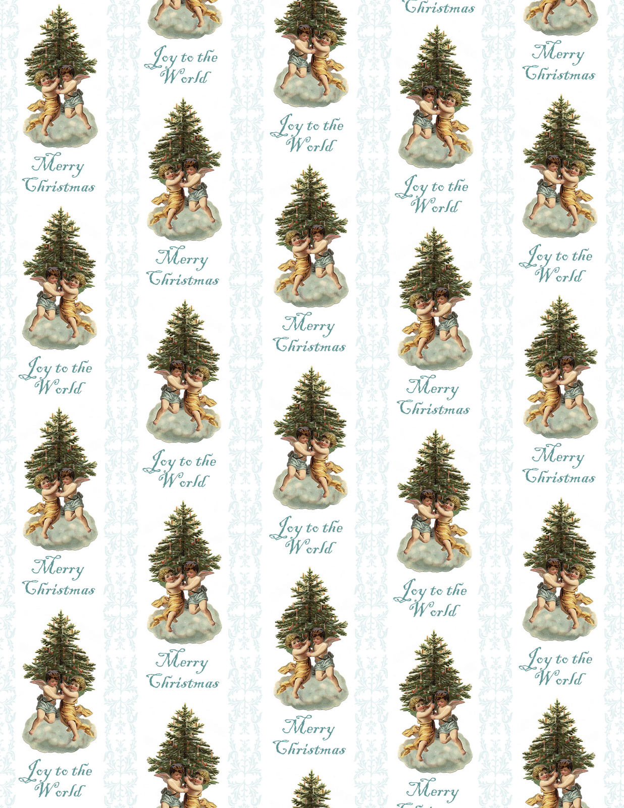 Vintage Scrapbooking Free Vintage Christmas Angels Scrapbook Paper Vintage Scrapbooking Free Vintage Christmas Angels Scrapbook Paper