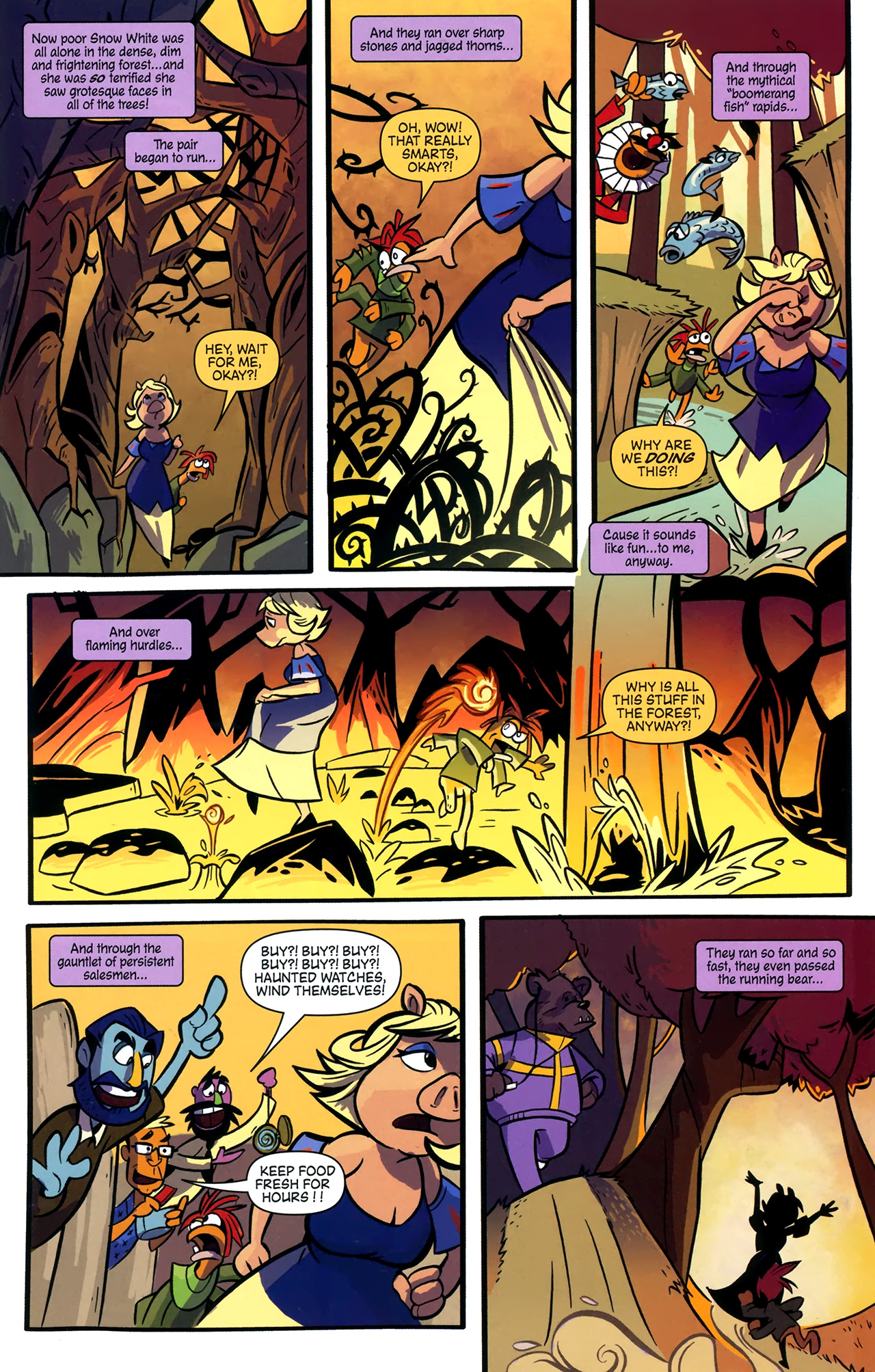Read online Muppet Snow White comic -  Issue #1 - 17