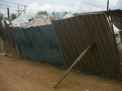 garbage in Battambang Cambodia