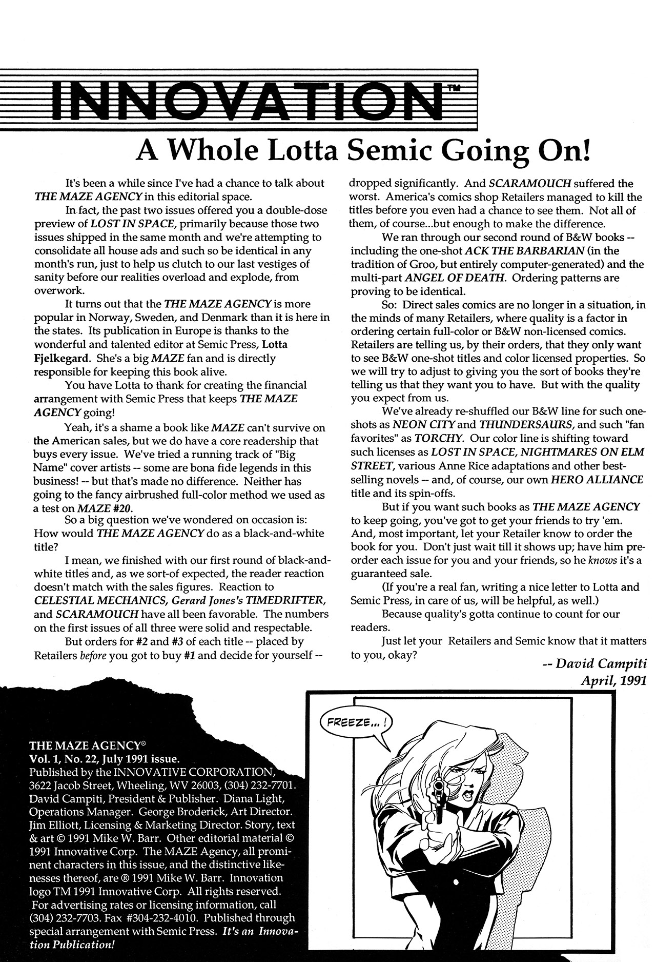 Read online Maze Agency (1989) comic -  Issue #22 - 2
