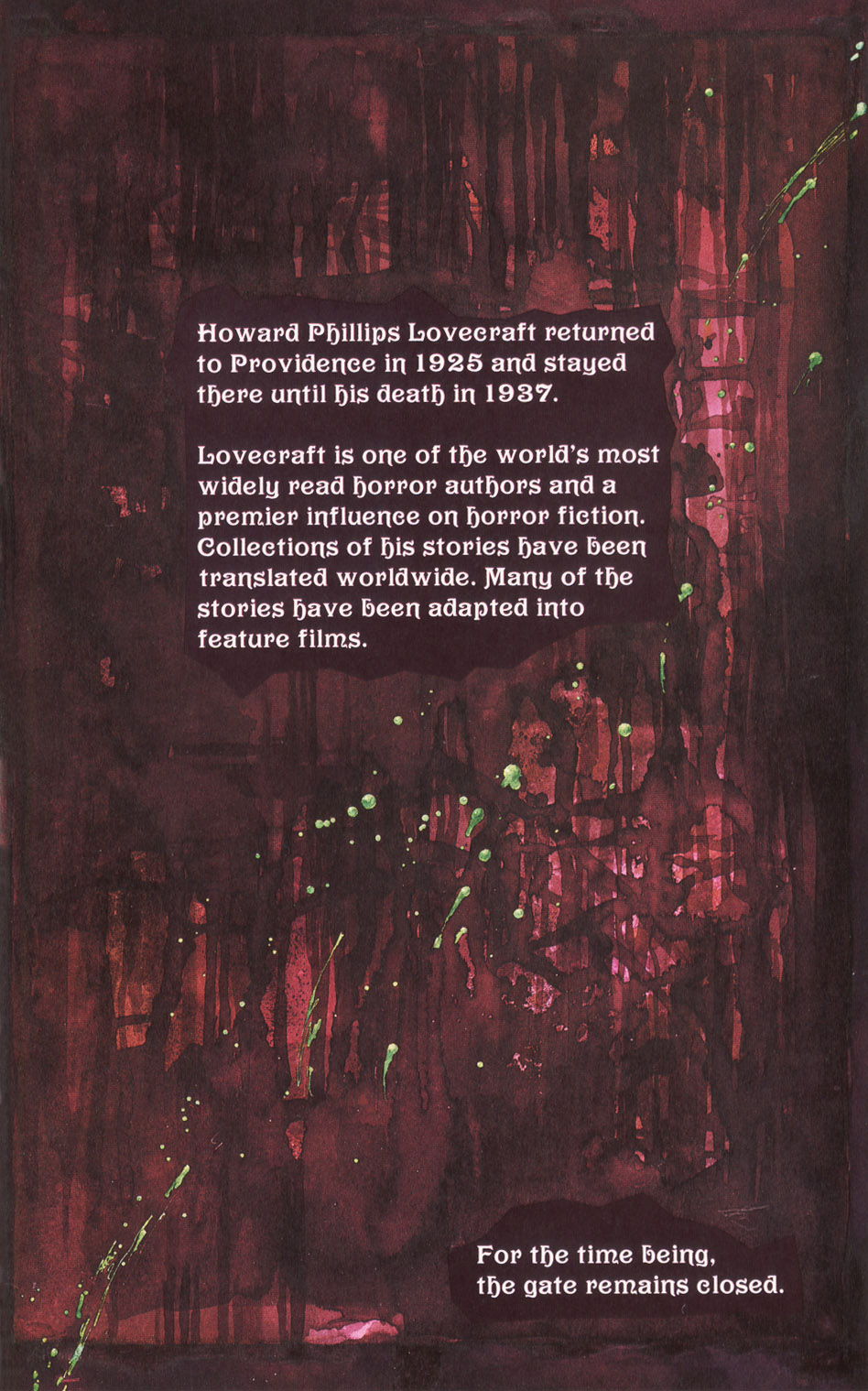 Read online Lovecraft comic -  Issue # TPB - 140
