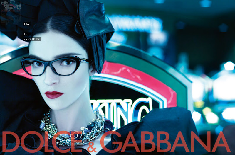 Dolce & Gabbana glasses advert 2009
