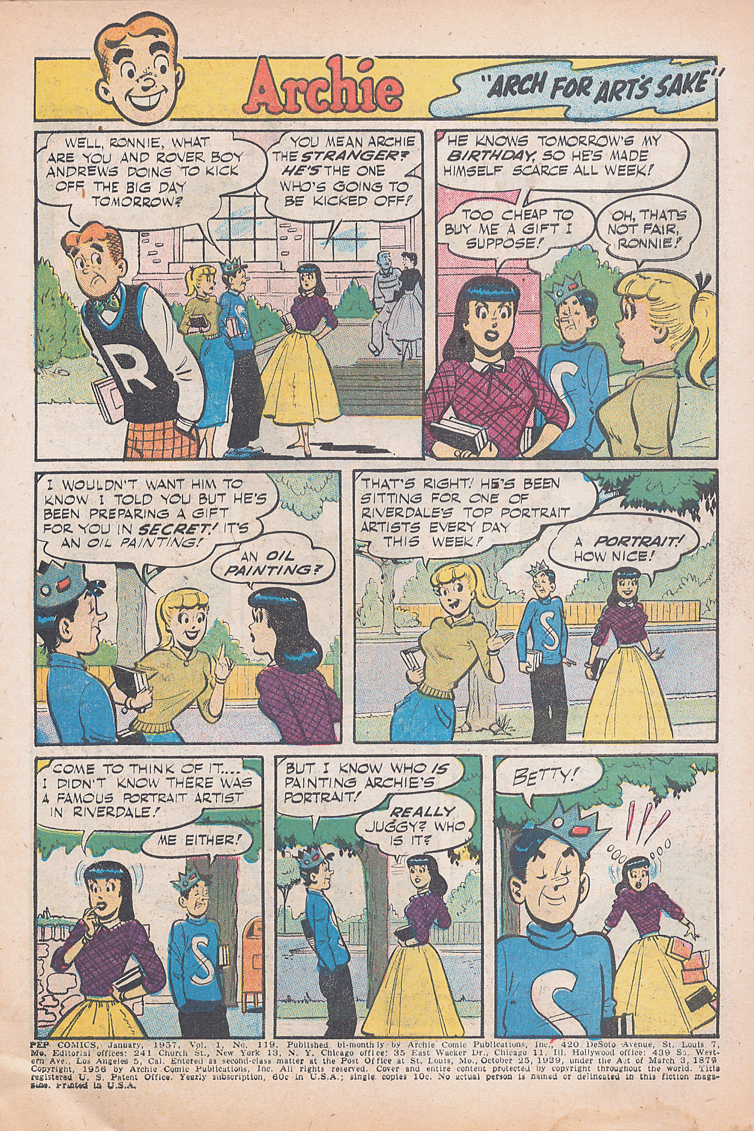 Read online Pep Comics comic -  Issue #119 - 3