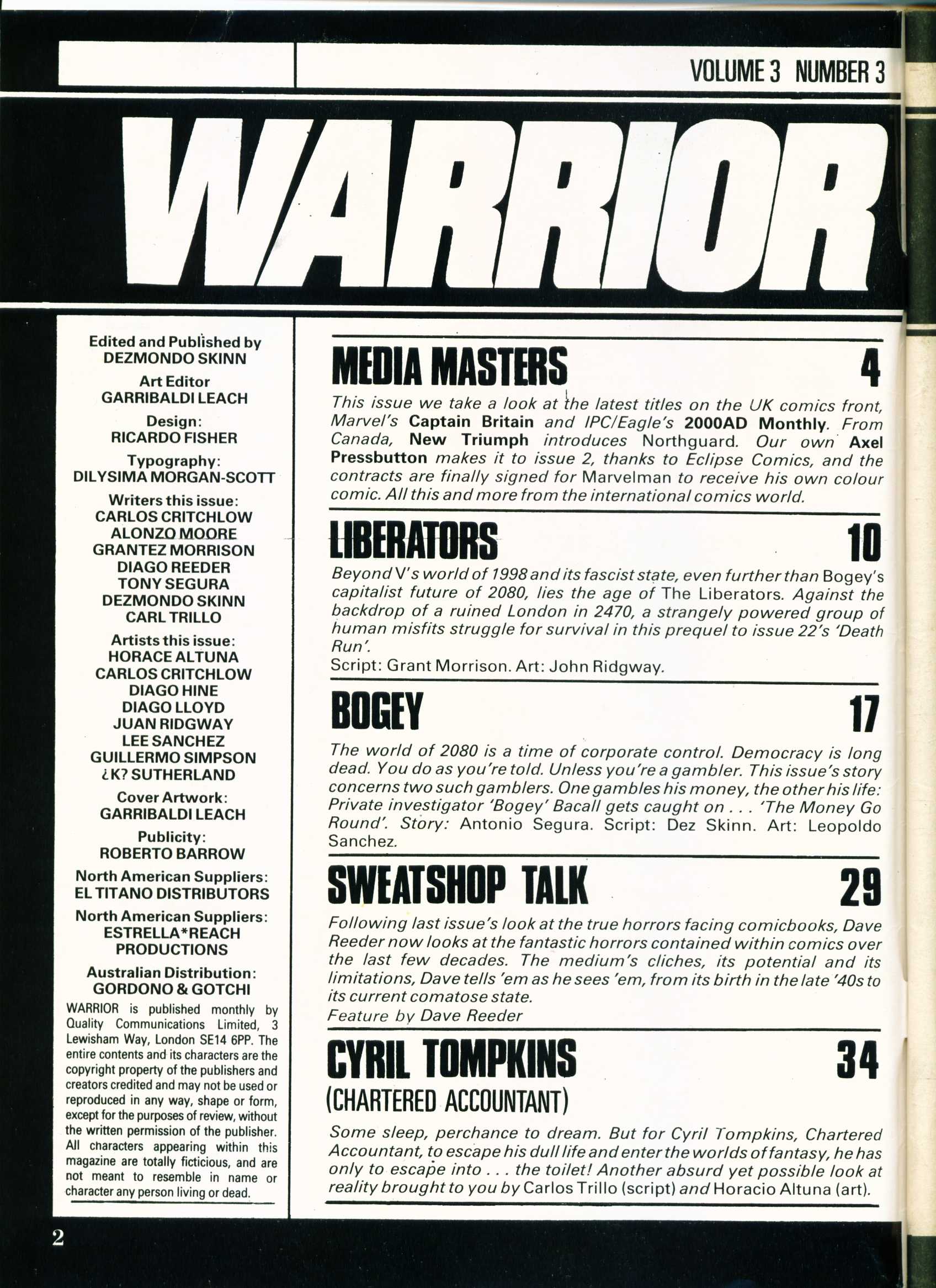 Read online Warrior comic -  Issue #26 - 2