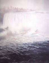 "Niagara" Original Oil and Encaustic