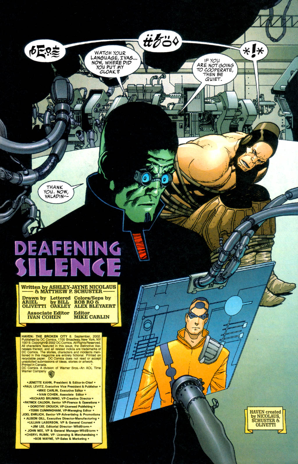 Read online Haven: The Broken City comic -  Issue #8 - 2