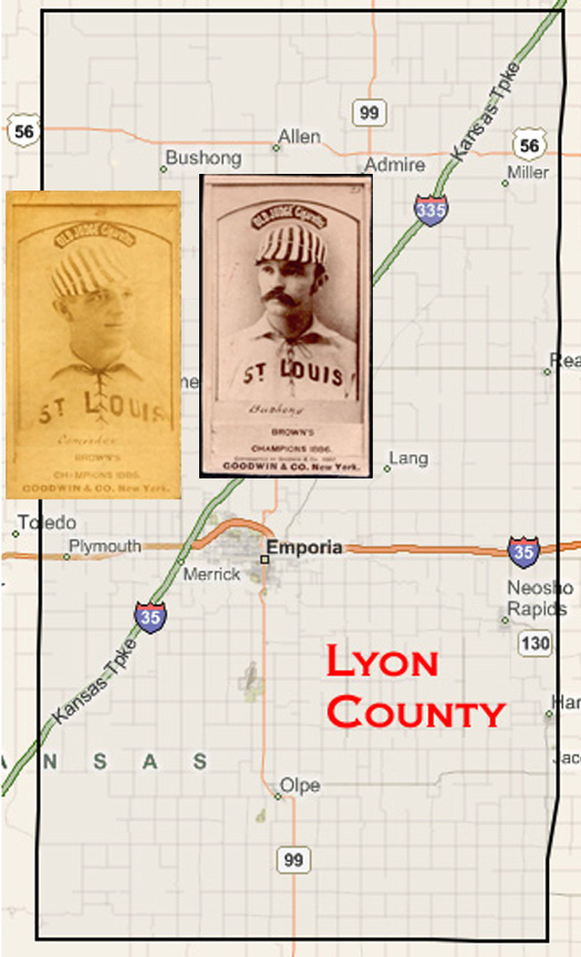 Bob Lemke's Blog commons Kansas towns named for ballplayers