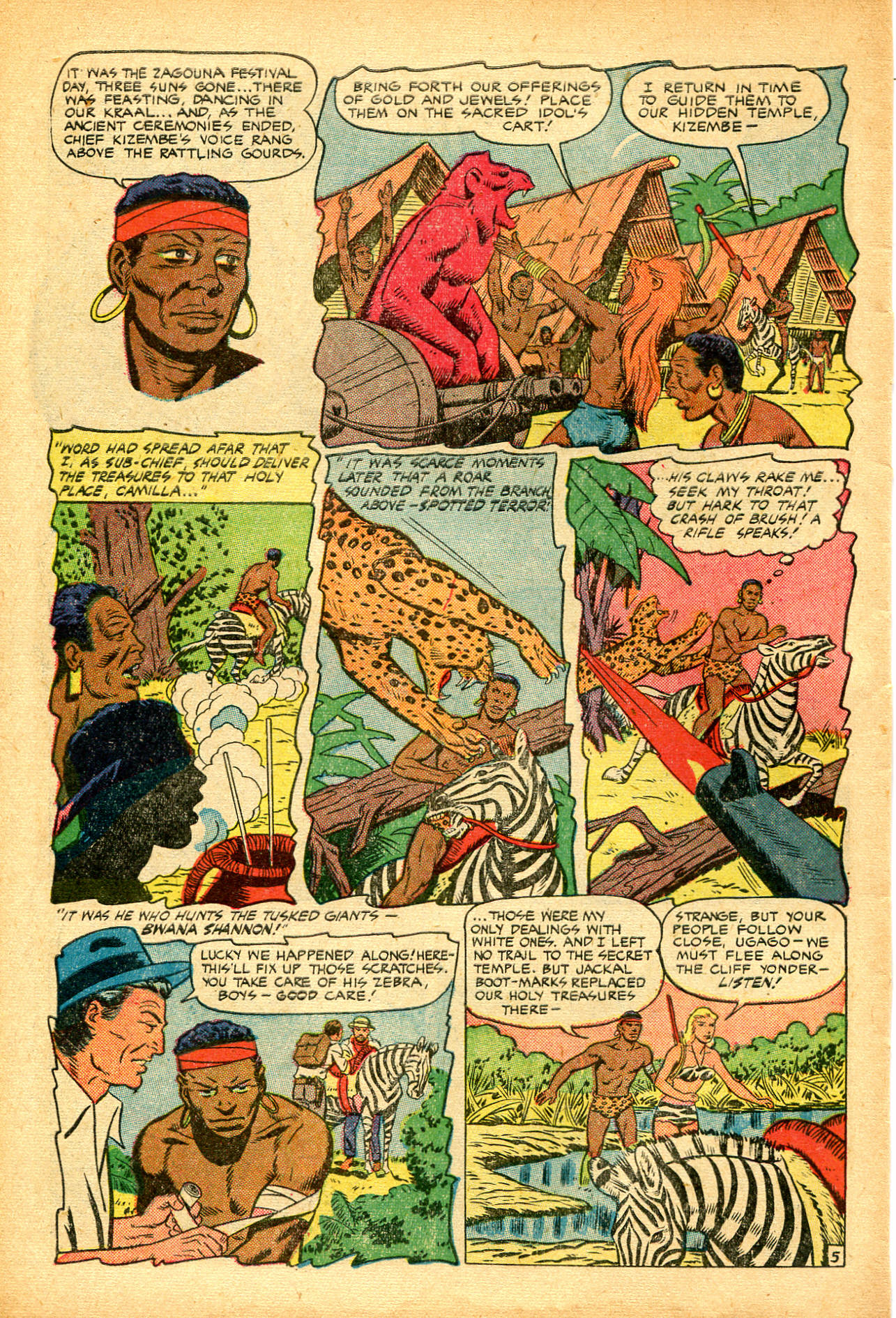 Read online Jungle Comics comic -  Issue #135 - 44