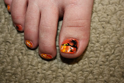 palm toe tree nail