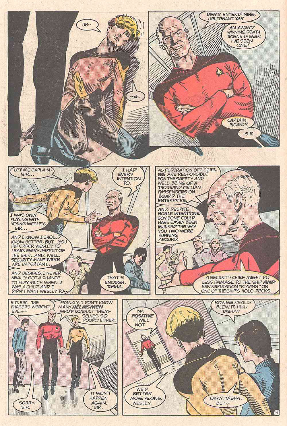 Read online Star Trek: The Next Generation (1988) comic -  Issue #3 - 5