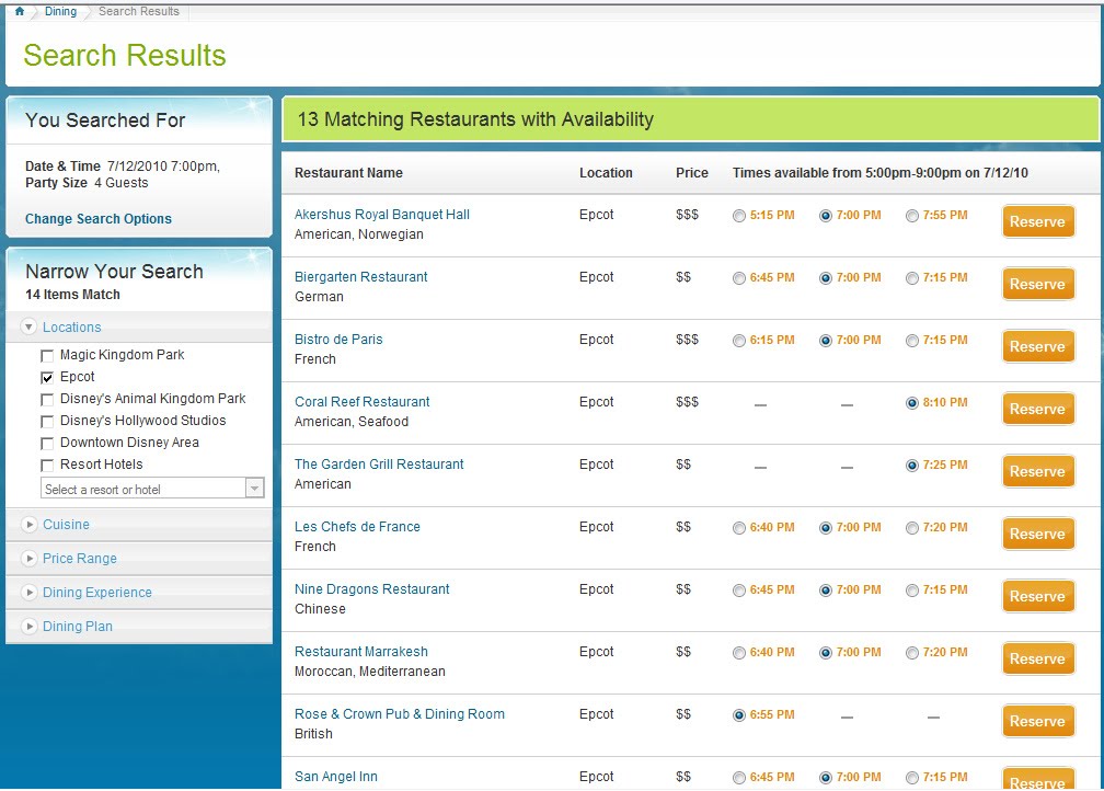 Making Disney World Dining Reservations Just Got Easier Disney World making-disney-world-dining-reservations-just-got-easier-disney-world