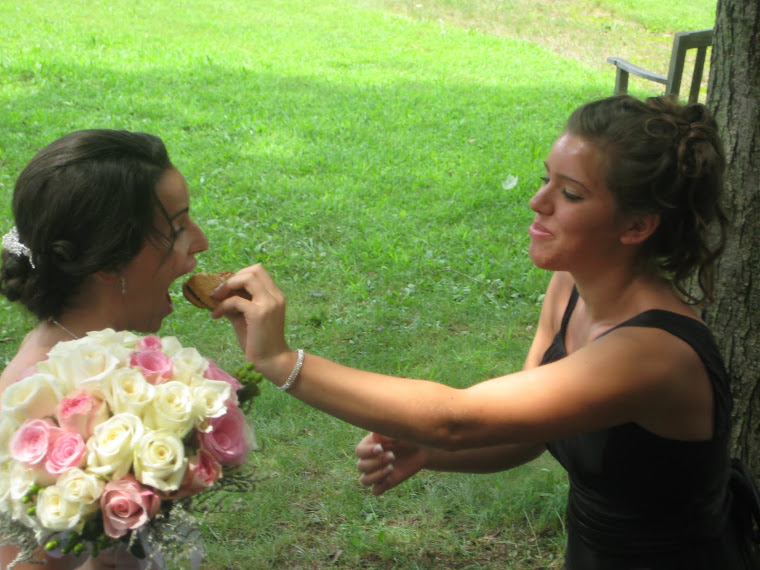 Feeding the bride a burger king concoction..shhh  ;-)