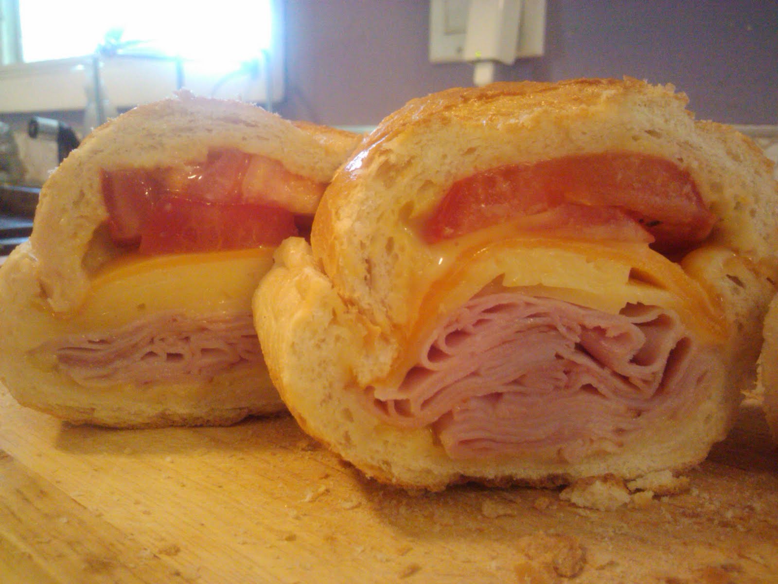 It Started With One....... TwoCheese and Ham French Loaf