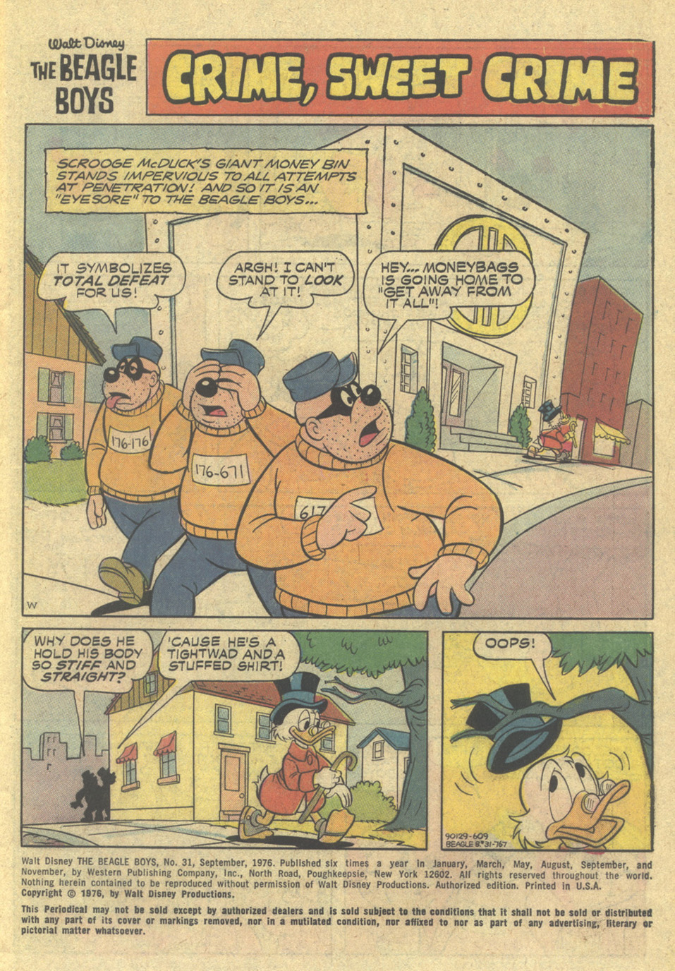 Read online Walt Disney THE BEAGLE BOYS comic -  Issue #31 - 3