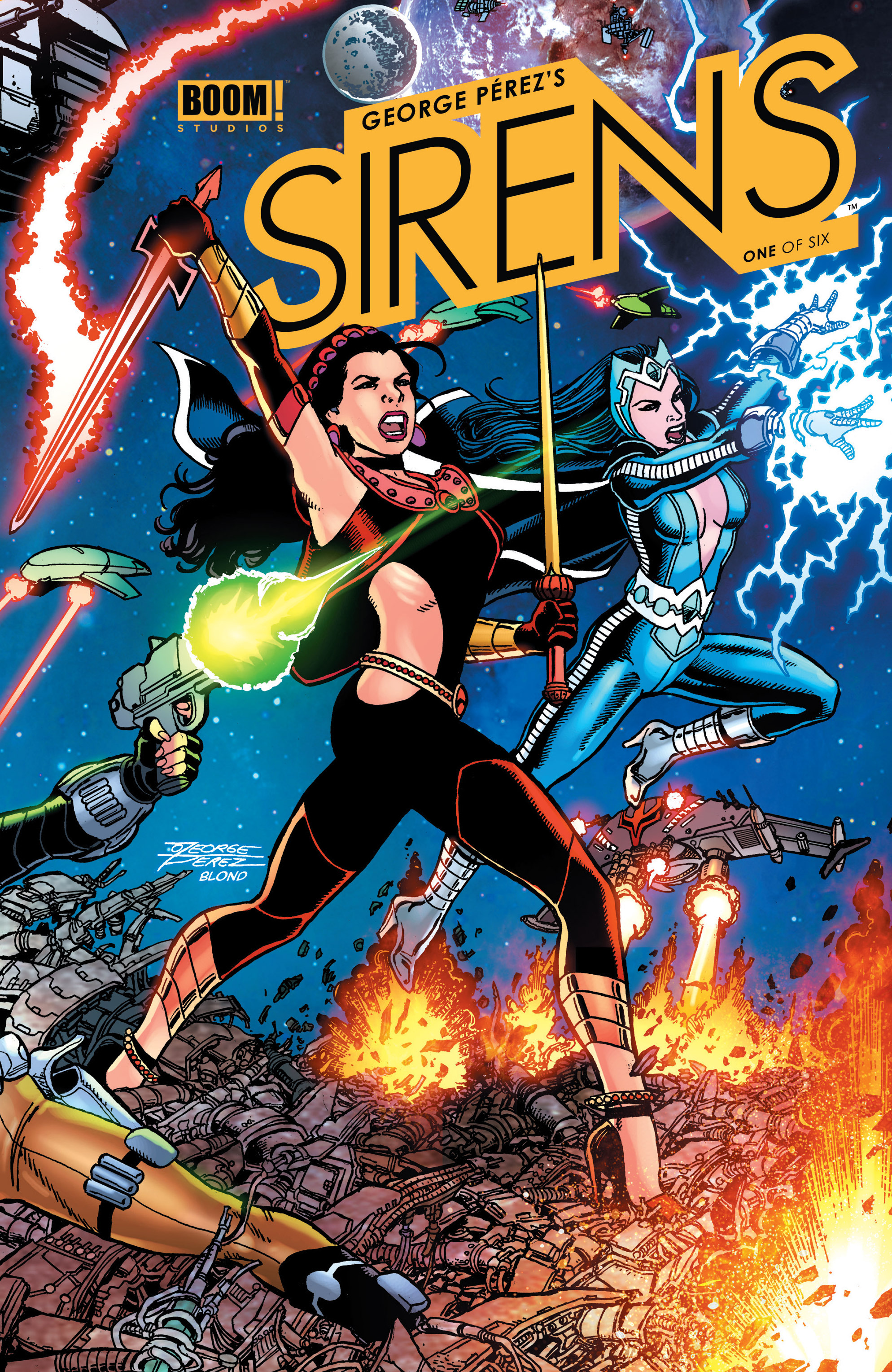 Read online George Pérez's Sirens comic -  Issue #1 - 1