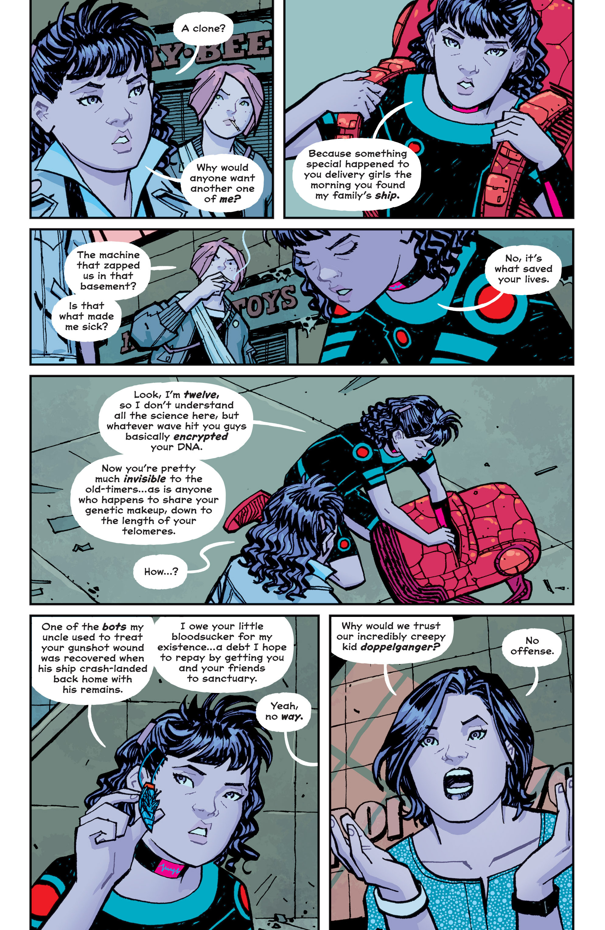 Read online Paper Girls comic -  Issue #9 - 16