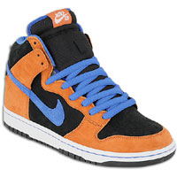 dunk high orange blue