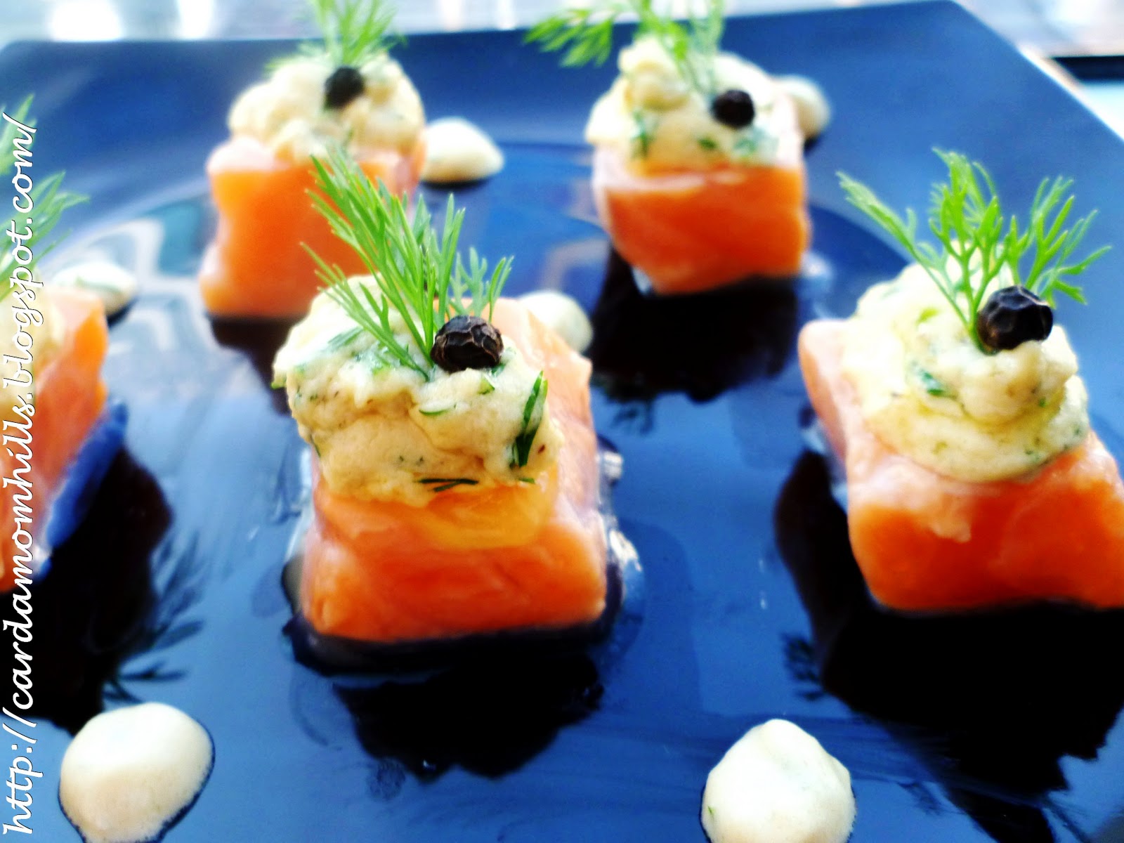 Cardamom Hills SMOKED SALMON WITH SPICY DILL SAUCE AN EASY APPETIZER!!