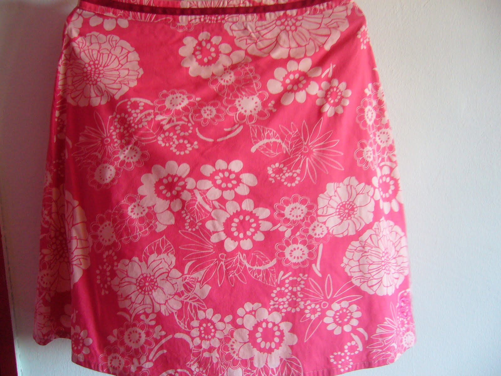 Pink Floral Skirt 25