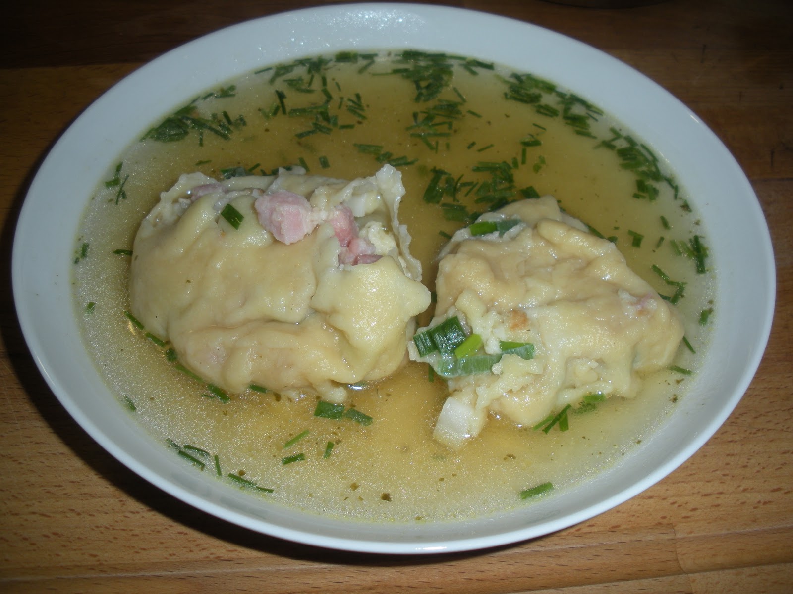Princess´s Kitchen: Grüne Krapfen (eine Art Maultaschen)