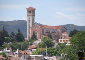 panoramica de la ciudad de La Falda, provincia de Cordoba