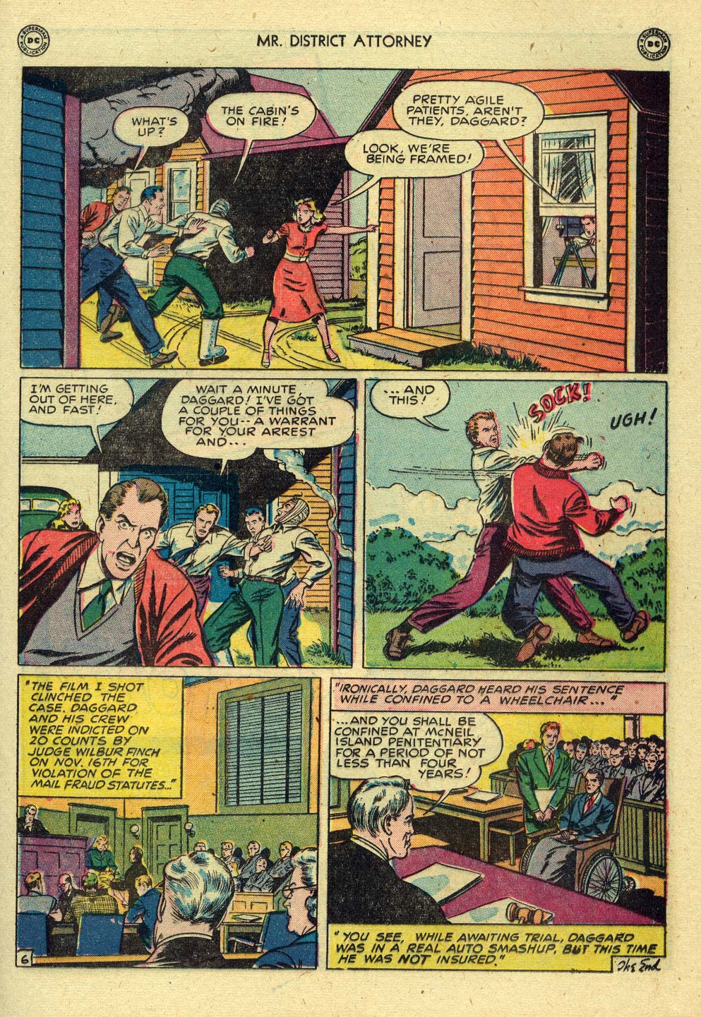 Read online Mr. District Attorney comic -  Issue #9 - 31