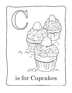 Cupcakes Coloring Pages   