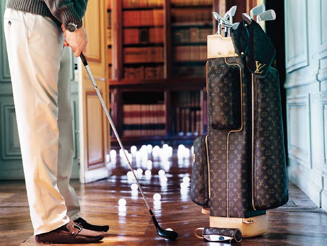 Louis Vuitton Tour Golf Bag Monogram LV Vintage Professional Golf