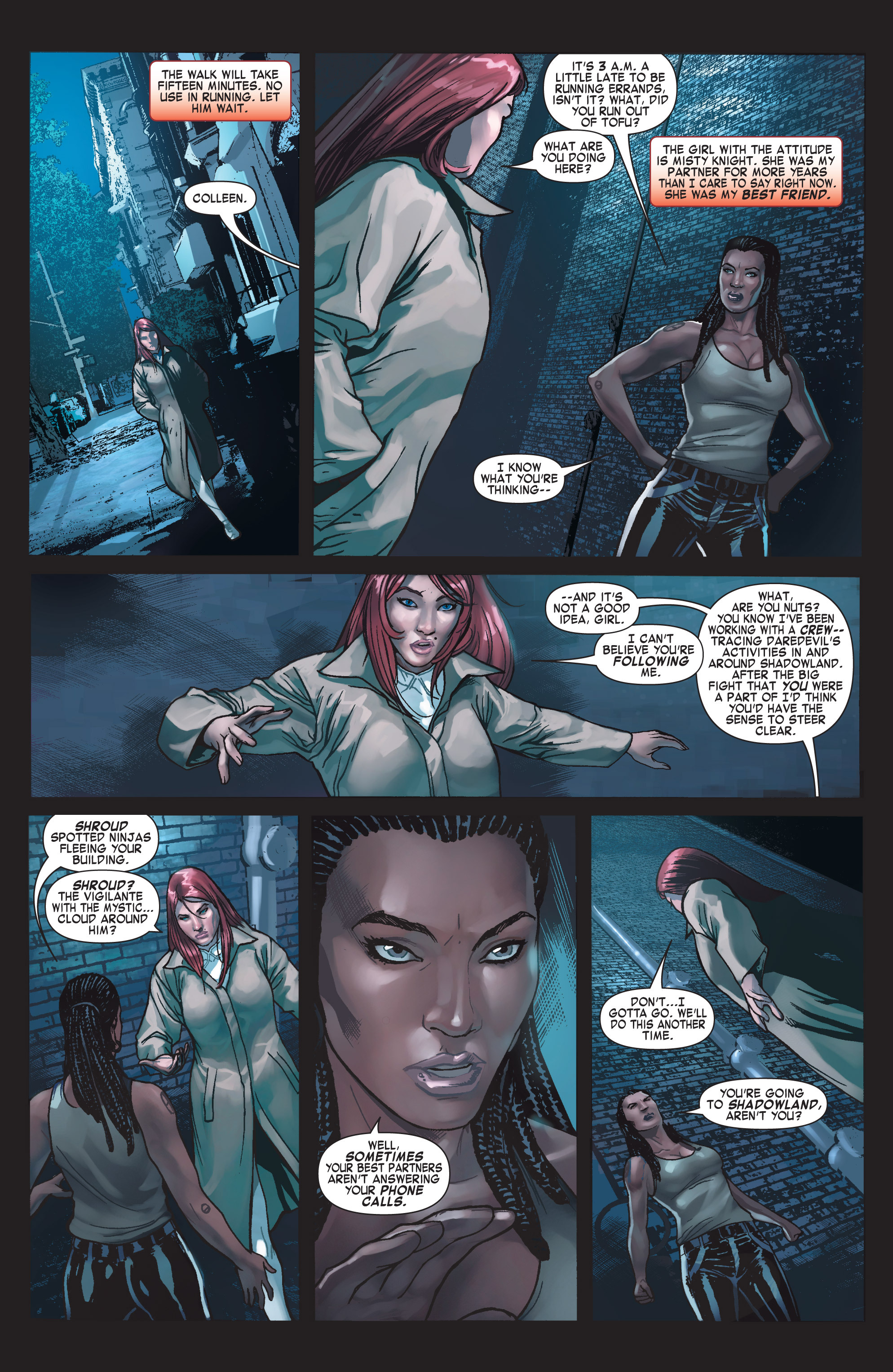 Read online Shadowland: Daughters of the Shadow comic -  Issue #1 - 13