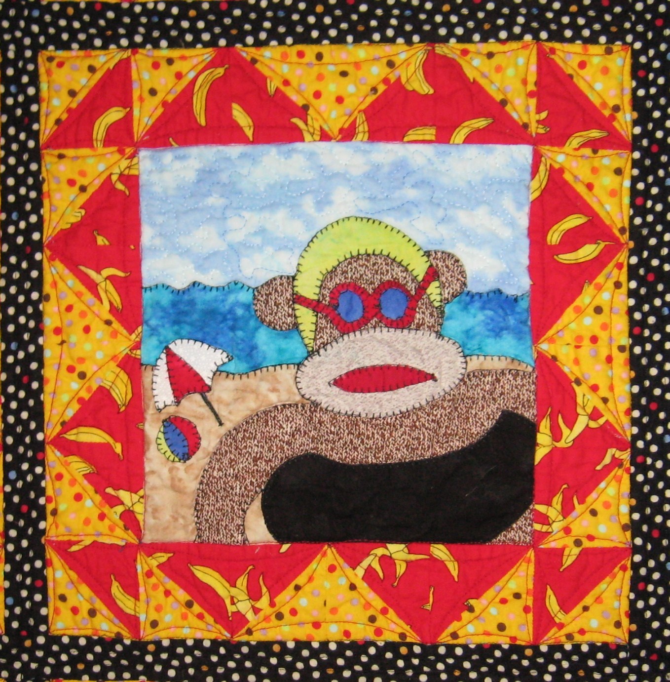 Artsy Chick Quilts 12 Busy Sock Monkeys