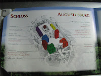 Plan vom Schloss Augustusburg