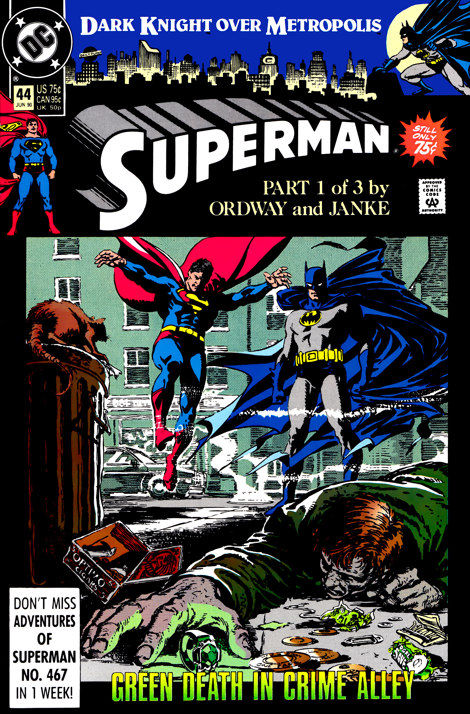 Read online Superman (1987) comic -  Issue #44 - 1