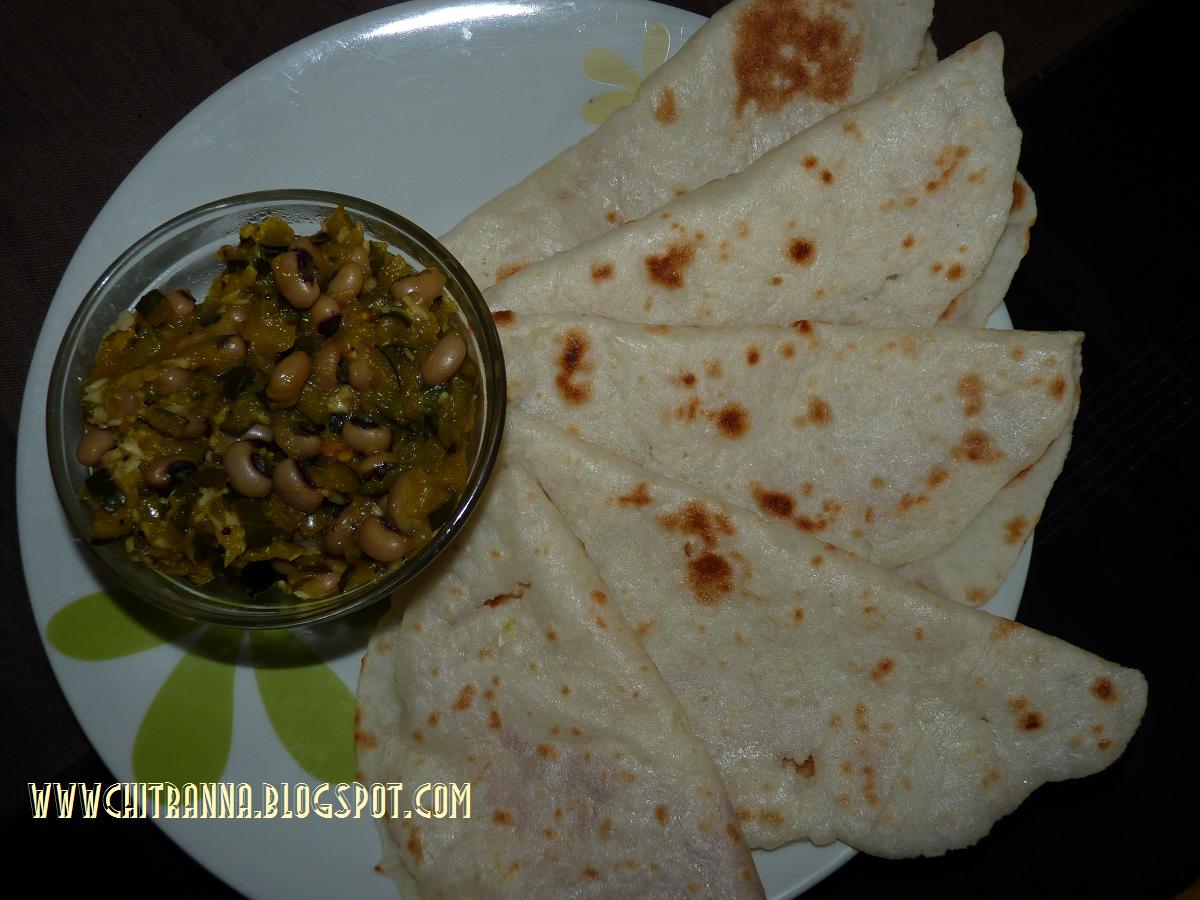Chitranna: Cucumber & Rice Roti(Jagguri)