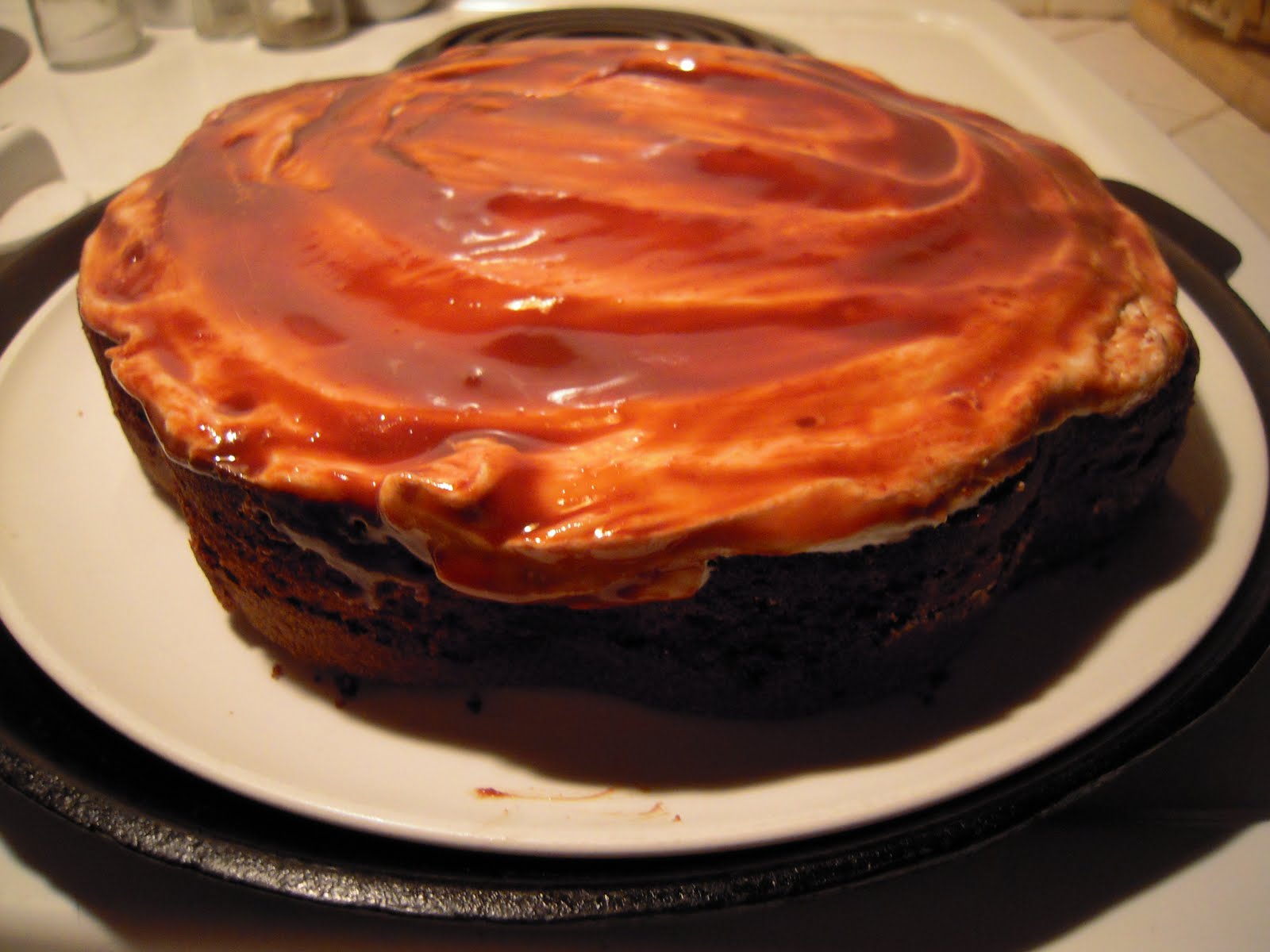 Heavenly Cake Walk: All American Chocolate Cake with Divinity Frosting ...