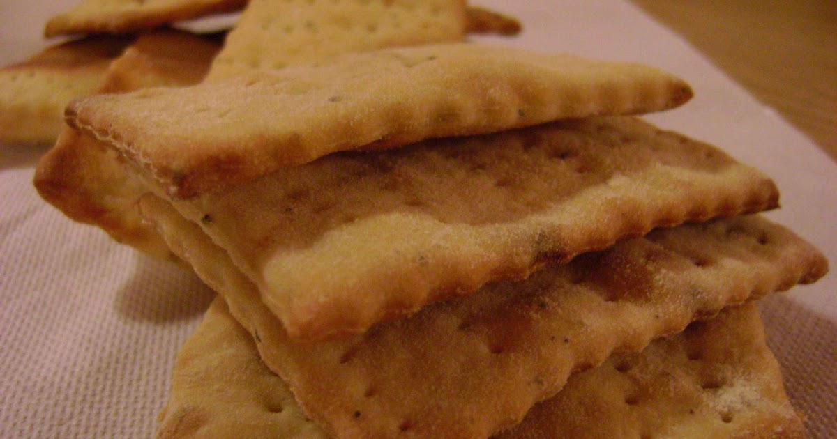 Cuoche per caso Crackers saporiti fatti in casa