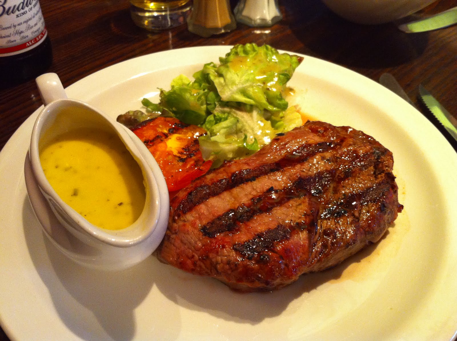 Cheese and Biscuits Aberdeen Angus Steak House, Piccadilly Circus