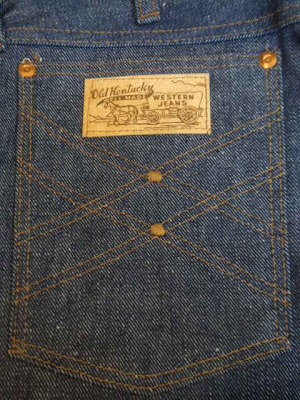LITTLE REATA: Late 1950's Old Kentucky Denim Western Jeans