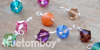 Sterling Silver 6mm Charms • Free Shipping