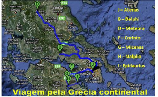 Roteiro para 7 dias a explorar a Grécia Continental, desde Atenas, Nafplio, Delfos e Meteora